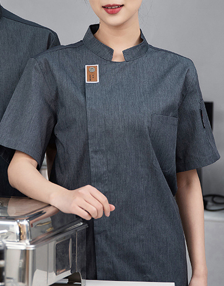 灰色廚師服