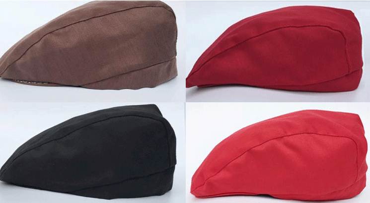 廚師貝雷帽、廚房工作帽