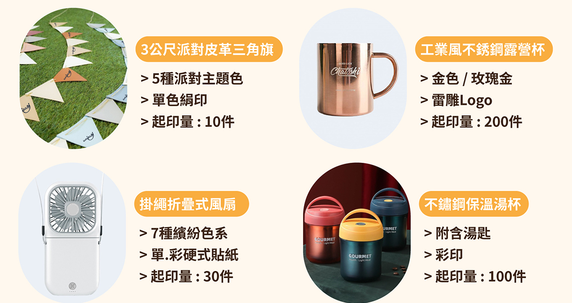 台中客製化商品推薦