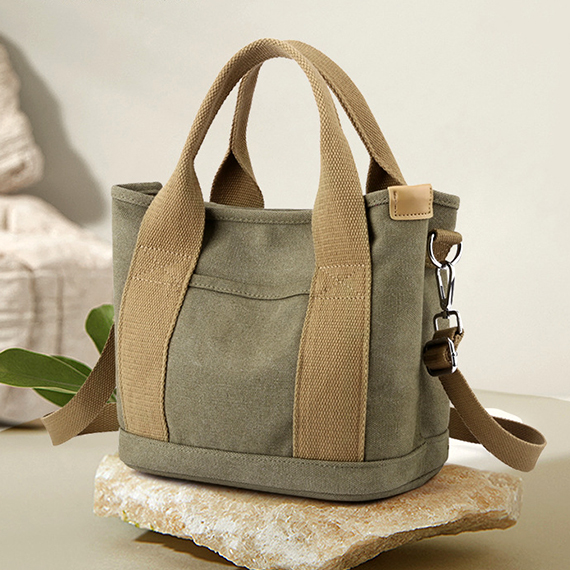 兩用帆布托特包