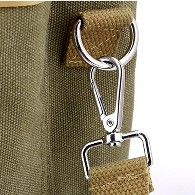 多隔層厚磅帆布兩用托特包